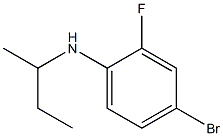 4-bromo-N-(butan-2-yl)-2-fluoroaniline Struktur