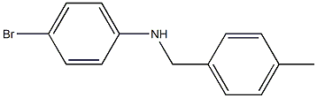 4-bromo-N-[(4-methylphenyl)methyl]aniline Struktur