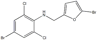  4-bromo-N-[(5-bromofuran-2-yl)methyl]-2,6-dichloroaniline