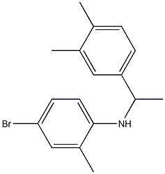 4-bromo-N-[1-(3,4-dimethylphenyl)ethyl]-2-methylaniline|