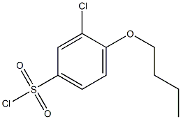  4-butoxy-3-chlorobenzene-1-sulfonyl chloride