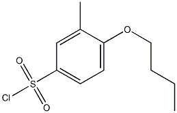 4-butoxy-3-methylbenzene-1-sulfonyl chloride Struktur