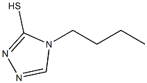4-butyl-4H-1,2,4-triazole-3-thiol,,结构式
