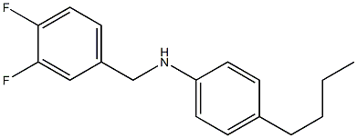 4-butyl-N-[(3,4-difluorophenyl)methyl]aniline