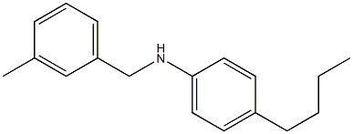 4-butyl-N-[(3-methylphenyl)methyl]aniline