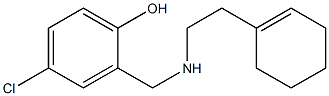 4-chloro-2-({[2-(cyclohex-1-en-1-yl)ethyl]amino}methyl)phenol