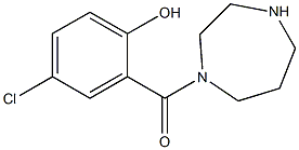 4-chloro-2-(1,4-diazepan-1-ylcarbonyl)phenol Structure