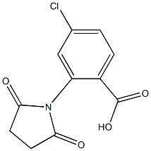 4-chloro-2-(2,5-dioxopyrrolidin-1-yl)benzoic acid Structure
