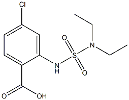 4-chloro-2-[(diethylsulfamoyl)amino]benzoic acid