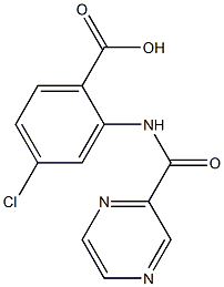 4-chloro-2-[(pyrazin-2-ylcarbonyl)amino]benzoic acid