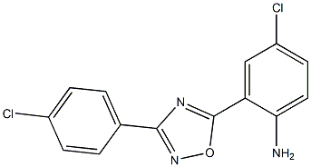 4-chloro-2-[3-(4-chlorophenyl)-1,2,4-oxadiazol-5-yl]aniline|