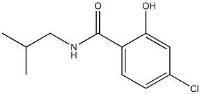 4-chloro-2-hydroxy-N-(2-methylpropyl)benzamide Structure