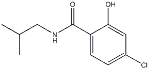 4-chloro-2-hydroxy-N-(2-methylpropyl)benzamide 结构式