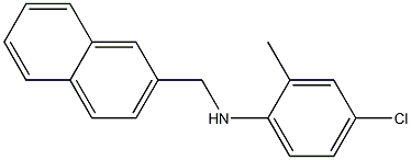  4-chloro-2-methyl-N-(naphthalen-2-ylmethyl)aniline