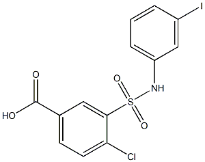  4-chloro-3-[(3-iodophenyl)sulfamoyl]benzoic acid