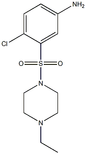 4-chloro-3-[(4-ethylpiperazine-1-)sulfonyl]aniline