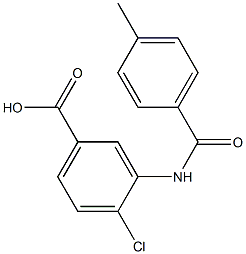 4-chloro-3-[(4-methylbenzoyl)amino]benzoic acid