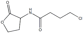 4-chloro-N-(2-oxooxolan-3-yl)butanamide 结构式