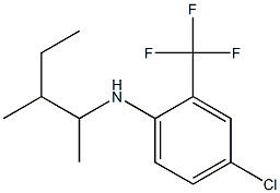  4-chloro-N-(3-methylpentan-2-yl)-2-(trifluoromethyl)aniline