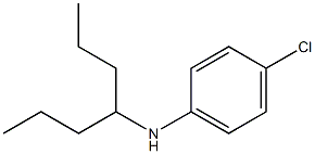 4-chloro-N-(heptan-4-yl)aniline Structure