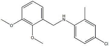 4-chloro-N-[(2,3-dimethoxyphenyl)methyl]-2-methylaniline