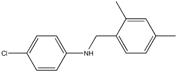 4-chloro-N-[(2,4-dimethylphenyl)methyl]aniline|