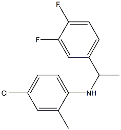 4-chloro-N-[1-(3,4-difluorophenyl)ethyl]-2-methylaniline