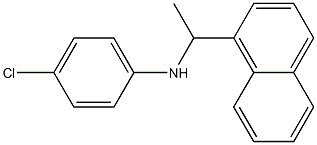 4-chloro-N-[1-(naphthalen-1-yl)ethyl]aniline|