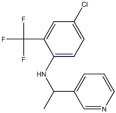 4-chloro-N-[1-(pyridin-3-yl)ethyl]-2-(trifluoromethyl)aniline