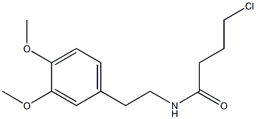 4-chloro-N-[2-(3,4-dimethoxyphenyl)ethyl]butanamide