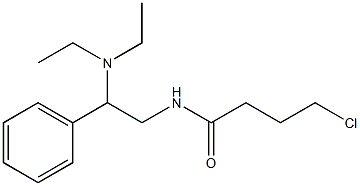  4-chloro-N-[2-(diethylamino)-2-phenylethyl]butanamide