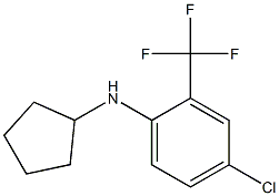  4-chloro-N-cyclopentyl-2-(trifluoromethyl)aniline