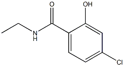 4-chloro-N-ethyl-2-hydroxybenzamide 结构式