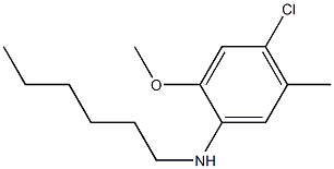 4-chloro-N-hexyl-2-methoxy-5-methylaniline