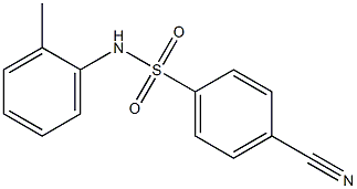 4-cyano-N-(2-methylphenyl)benzenesulfonamide
