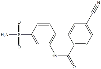 4-cyano-N-(3-sulfamoylphenyl)benzamide