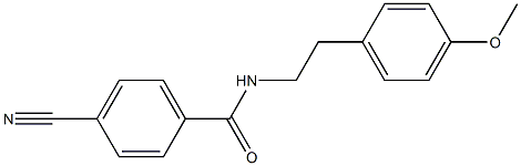 4-cyano-N-[2-(4-methoxyphenyl)ethyl]benzamide