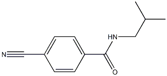 4-cyano-N-isobutylbenzamide,,结构式