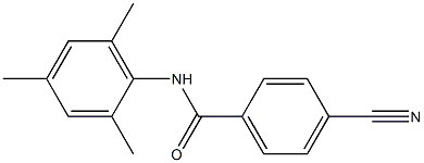 4-cyano-N-mesitylbenzamide Struktur