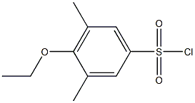 4-ethoxy-3,5-dimethylbenzene-1-sulfonyl chloride Structure