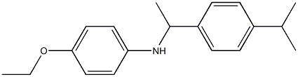 4-ethoxy-N-{1-[4-(propan-2-yl)phenyl]ethyl}aniline Struktur