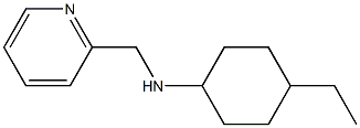 4-ethyl-N-(pyridin-2-ylmethyl)cyclohexan-1-amine Structure