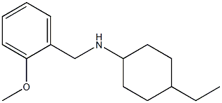 4-ethyl-N-[(2-methoxyphenyl)methyl]cyclohexan-1-amine,,结构式