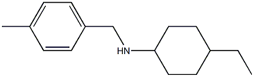 4-ethyl-N-[(4-methylphenyl)methyl]cyclohexan-1-amine Struktur