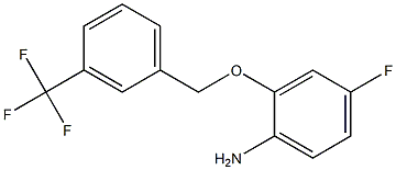 4-fluoro-2-{[3-(trifluoromethyl)phenyl]methoxy}aniline|