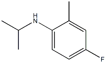 4-fluoro-2-methyl-N-(propan-2-yl)aniline Structure