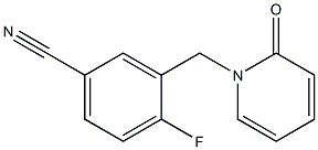  4-fluoro-3-[(2-oxopyridin-1(2H)-yl)methyl]benzonitrile