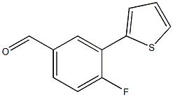 4-fluoro-3-thien-2-ylbenzaldehyde