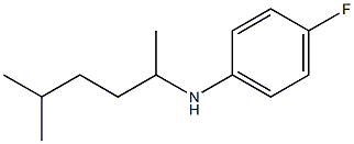 4-fluoro-N-(5-methylhexan-2-yl)aniline 结构式