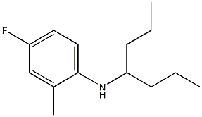 4-fluoro-N-(heptan-4-yl)-2-methylaniline|